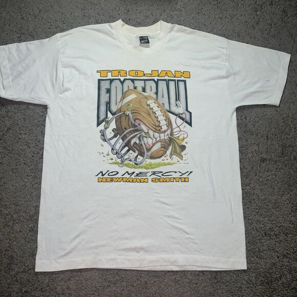 Vintage 90’s Show No Mercy USC Trojans XL white single Stitch - Picture 1 of 7
